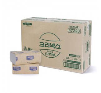 47223 크리넥스 드라이셀 핸드타올 F250S 5000매