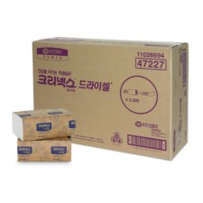 유한킴벌리 드라이셀 천연펄프 핸드타올 F250 5000매 47227 손 휴지 티슈